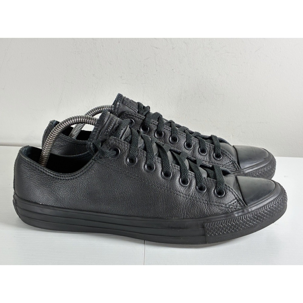 Size 9 - Converse Chuck Taylor All Star Low Black Mono Leather